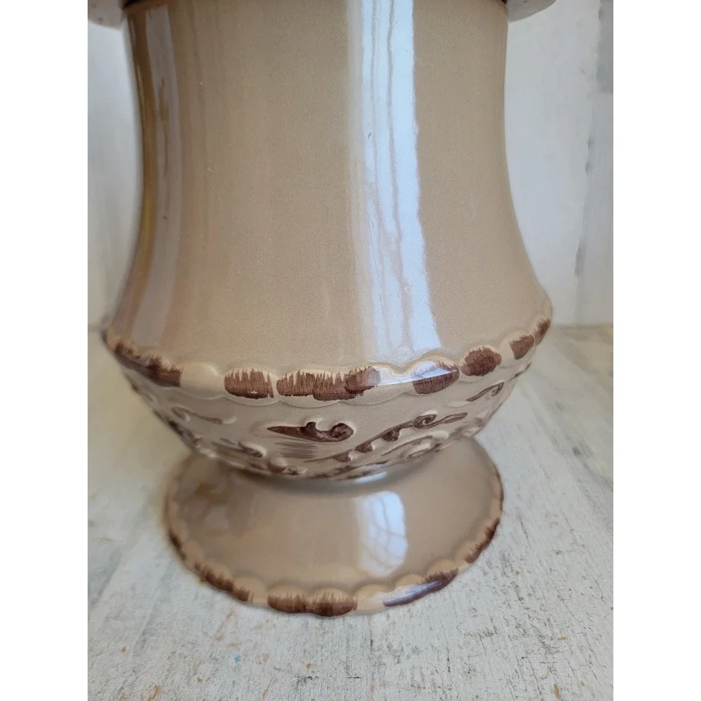 Biscotti Brown Cookie Jar citta del Venezia Ceramic Designpac Panetteria
